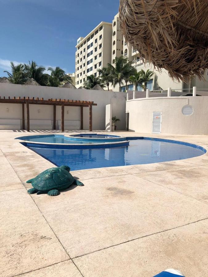 Amazing Caribbean Ocean View At Villas Marlin In Cancun Cancún Exterior foto
