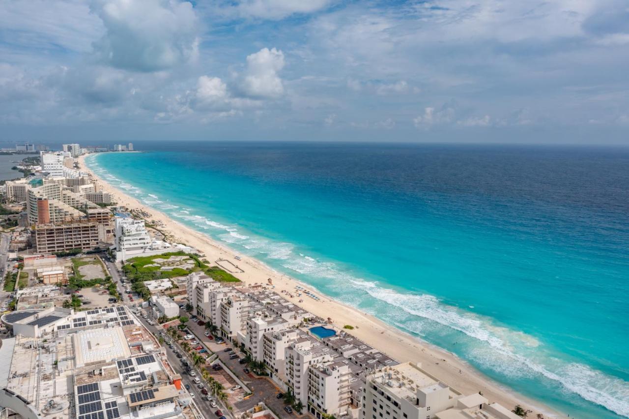 Amazing Caribbean Ocean View At Villas Marlin In Cancun Cancún Exterior foto