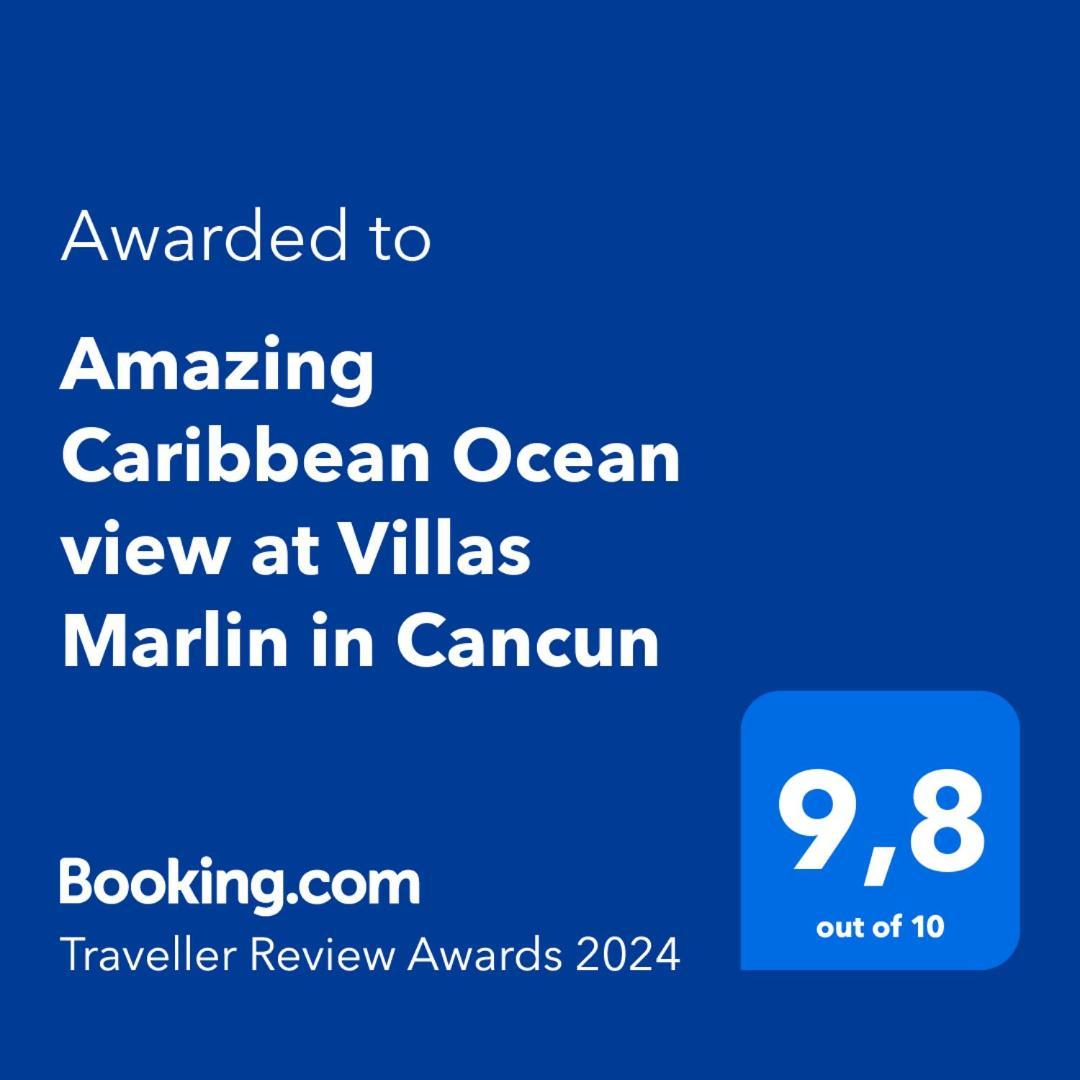 Amazing Caribbean Ocean View At Villas Marlin In Cancun Cancún Exterior foto