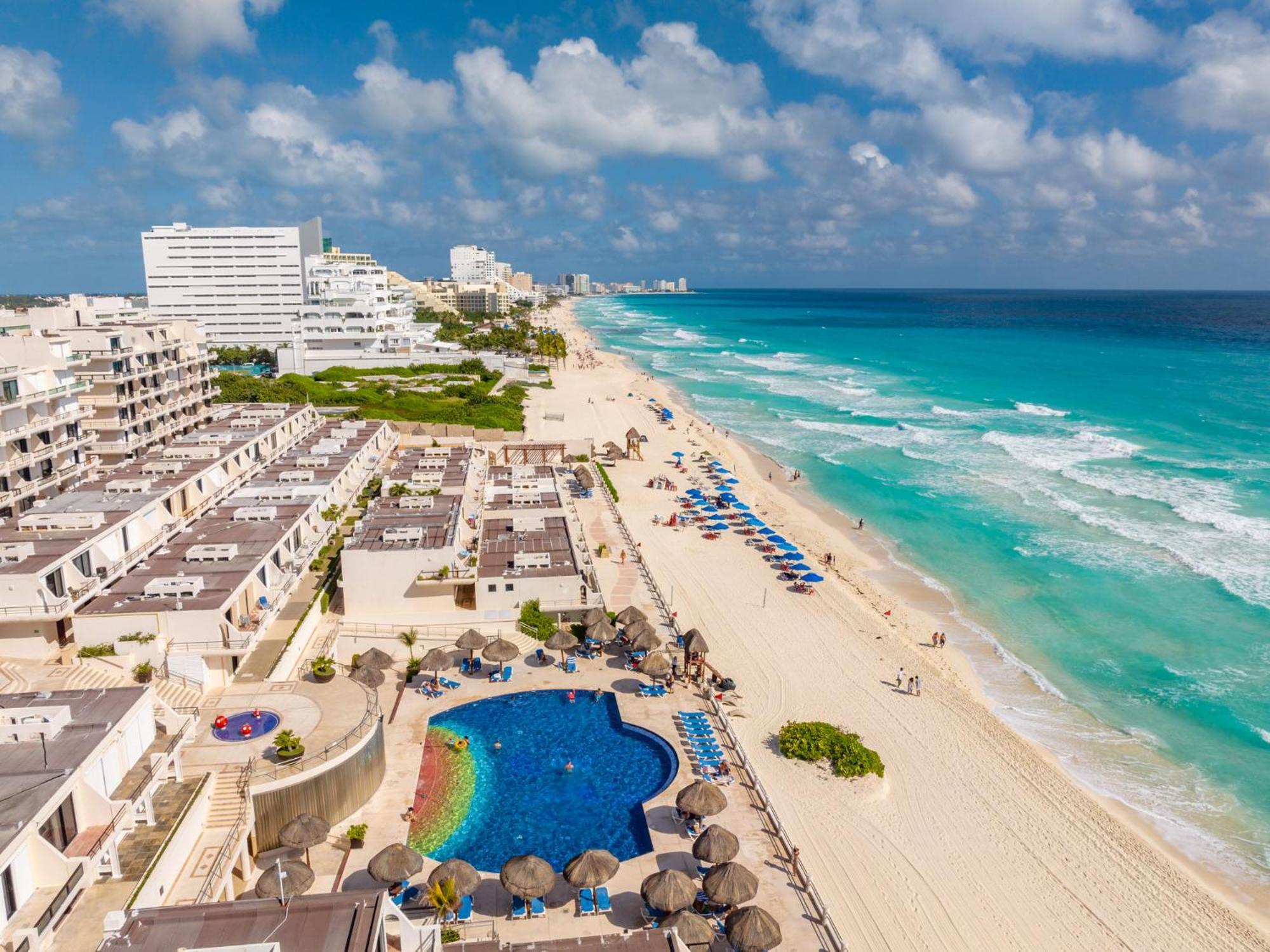 Amazing Caribbean Ocean View At Villas Marlin In Cancun Cancún Exterior foto