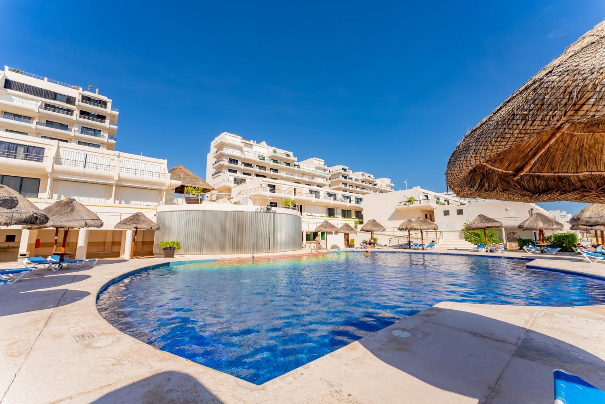 Amazing Caribbean Ocean View At Villas Marlin In Cancun Cancún Exterior foto