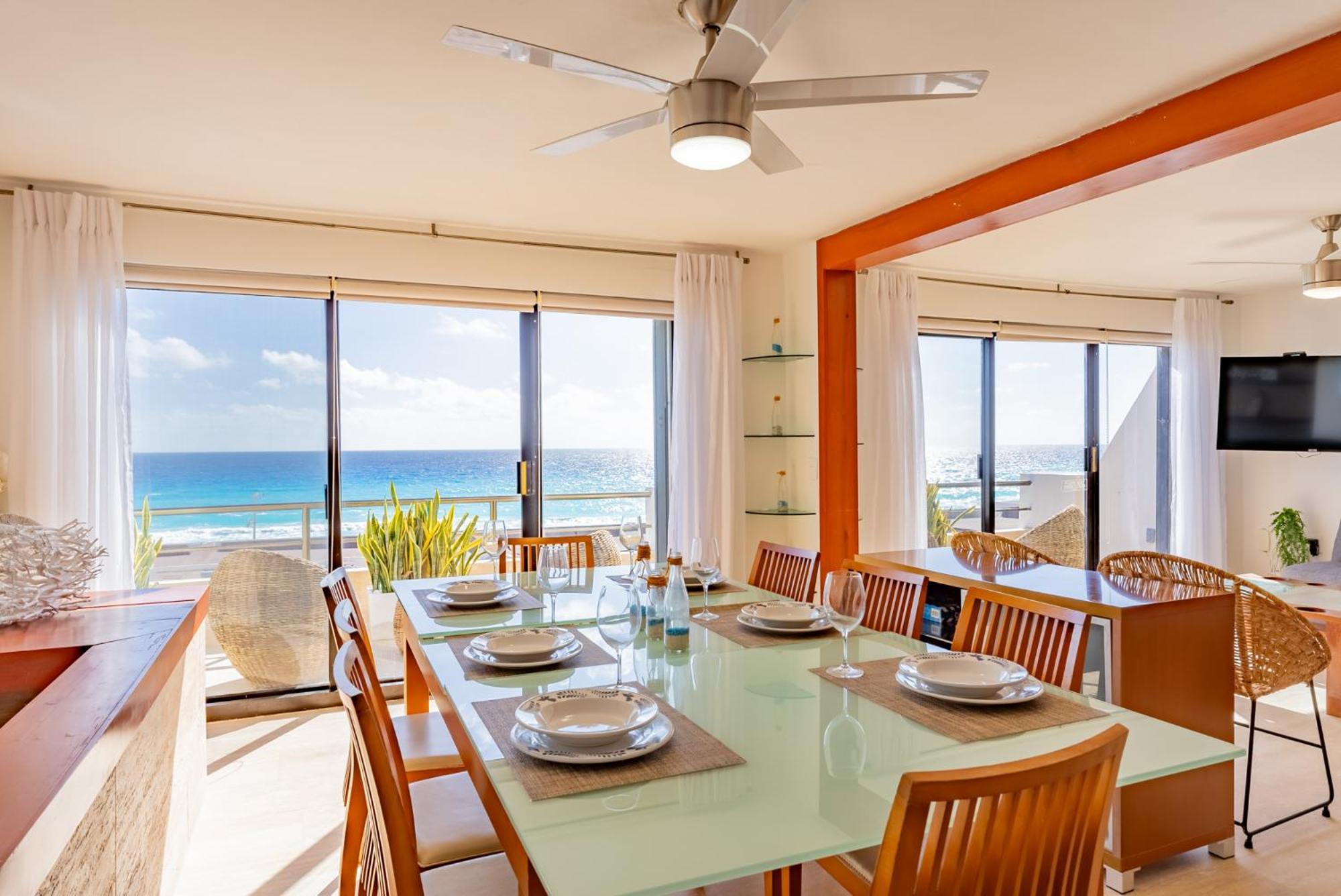 Amazing Caribbean Ocean View At Villas Marlin In Cancun Cancún Exterior foto